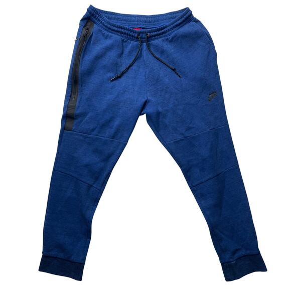 Nike Tech Fleece Royal Blue Jogger Pants Sweatpants XL Men's Athleisure Comfy